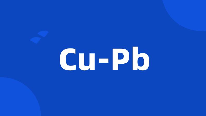 Cu-Pb