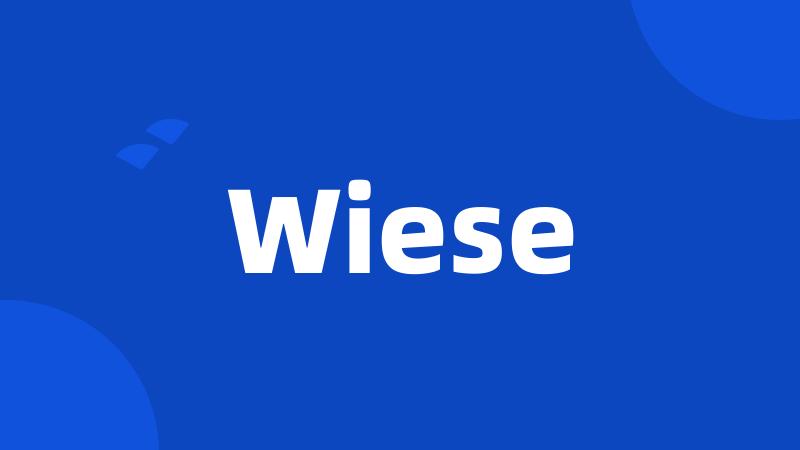 Wiese