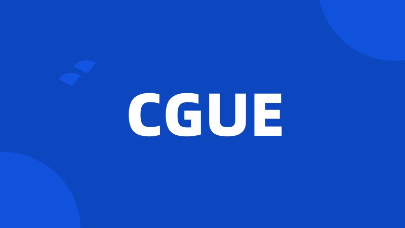 CGUE