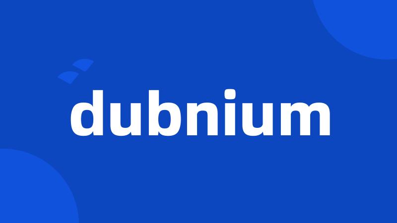 dubnium