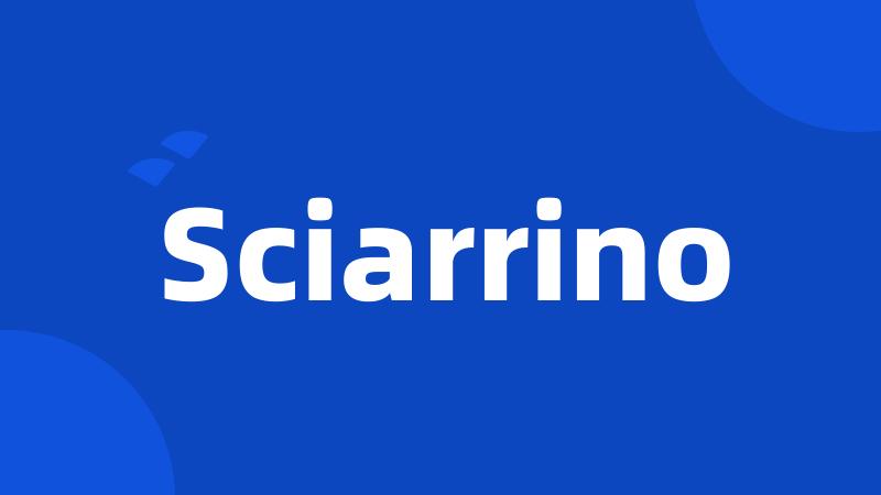 Sciarrino