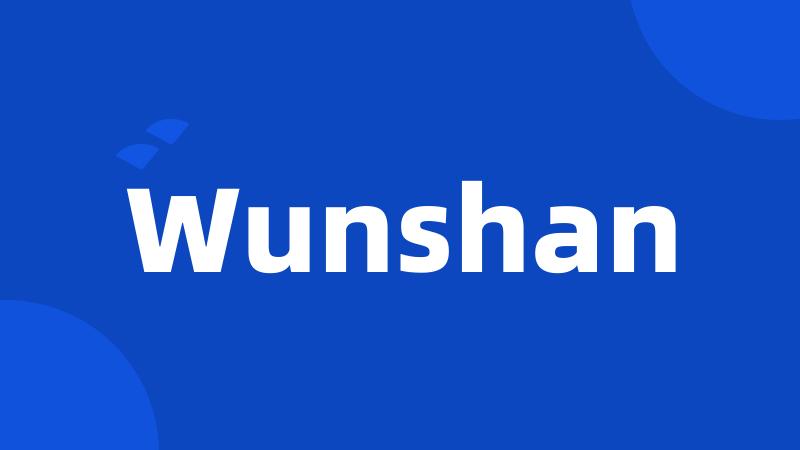 Wunshan