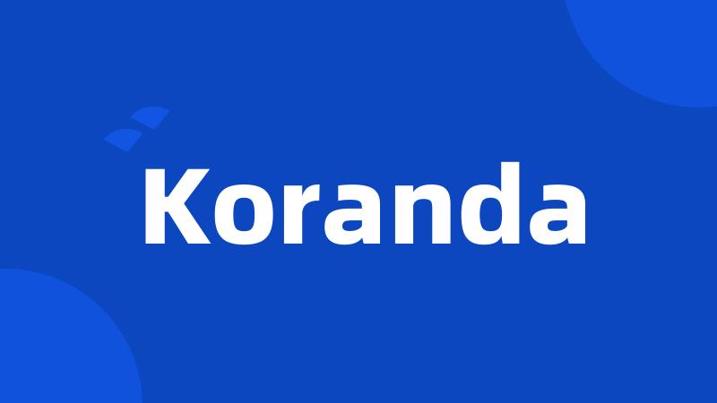 Koranda