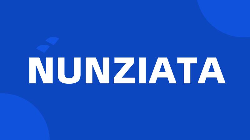 NUNZIATA