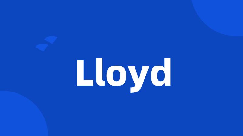 Lloyd