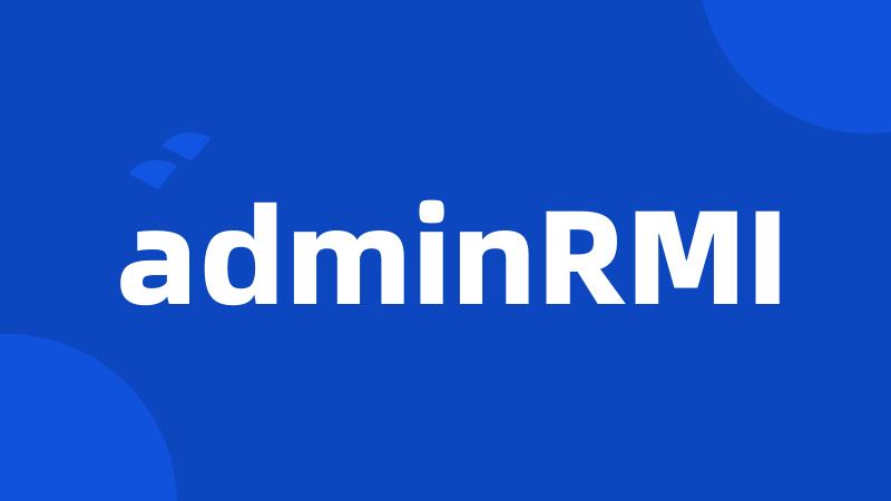 adminRMI