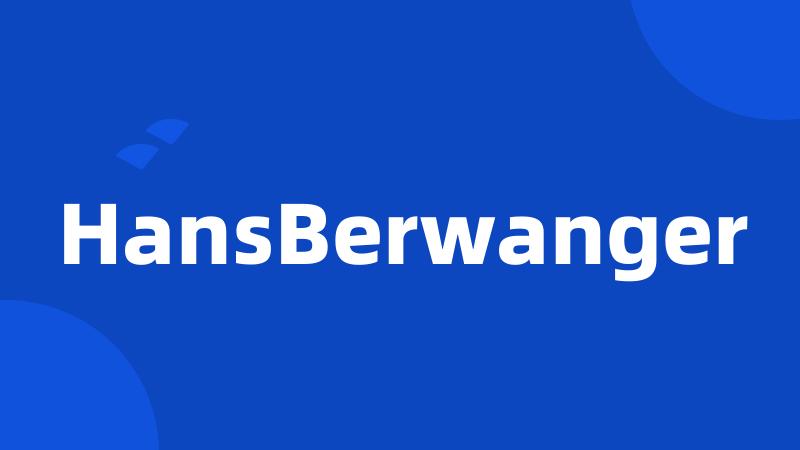 HansBerwanger