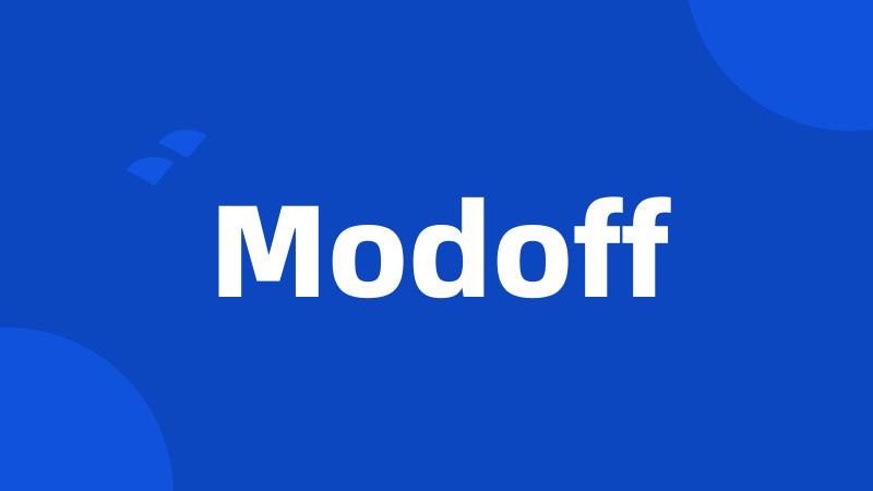 Modoff