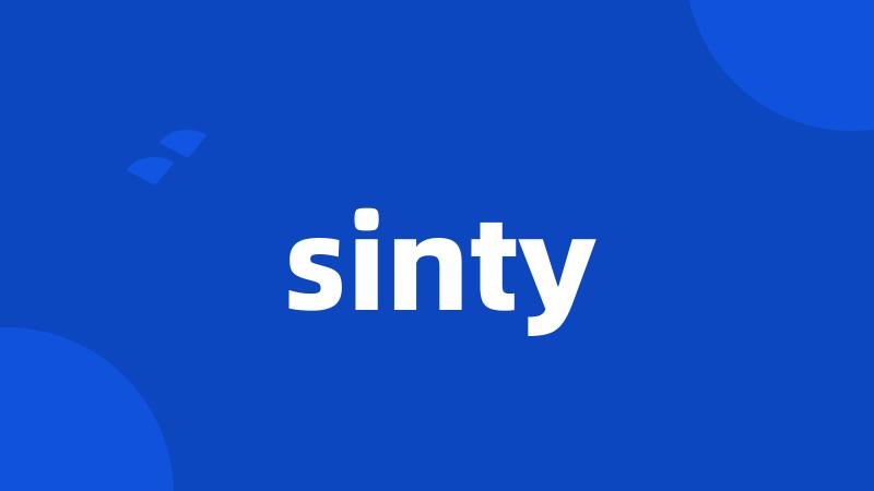 sinty