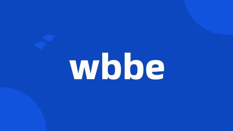 wbbe