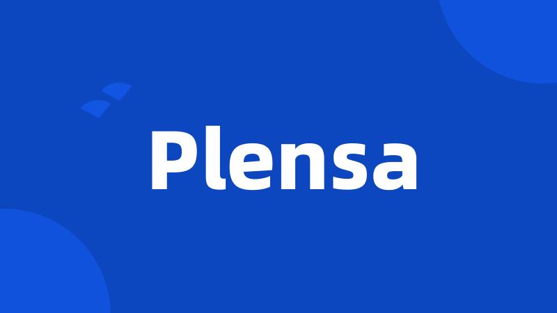 Plensa