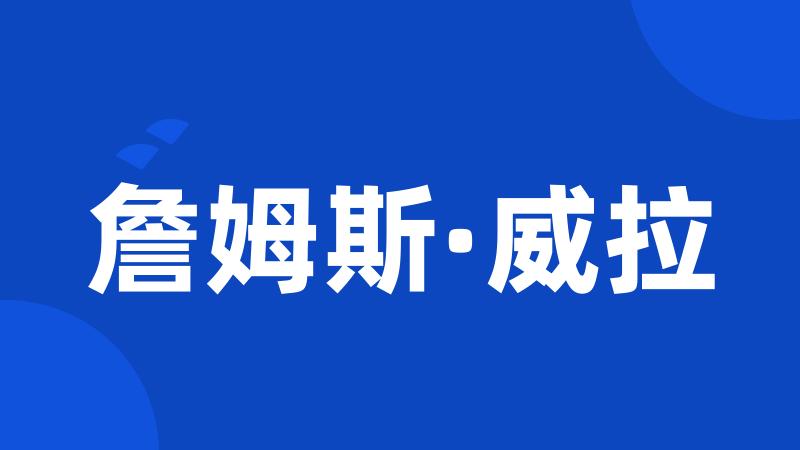 詹姆斯·威拉