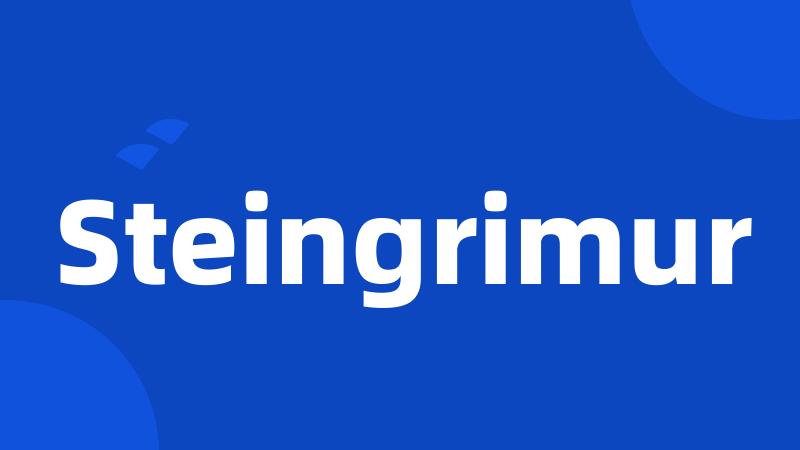 Steingrimur