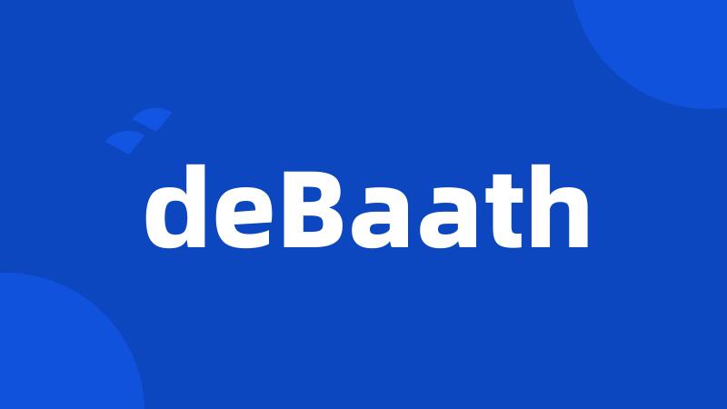 deBaath