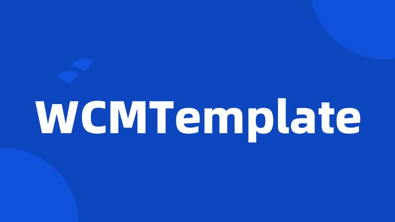 WCMTemplate