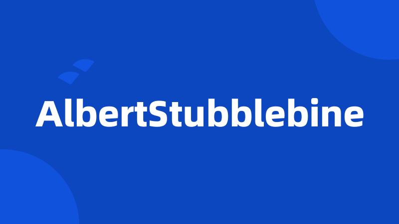 AlbertStubblebine