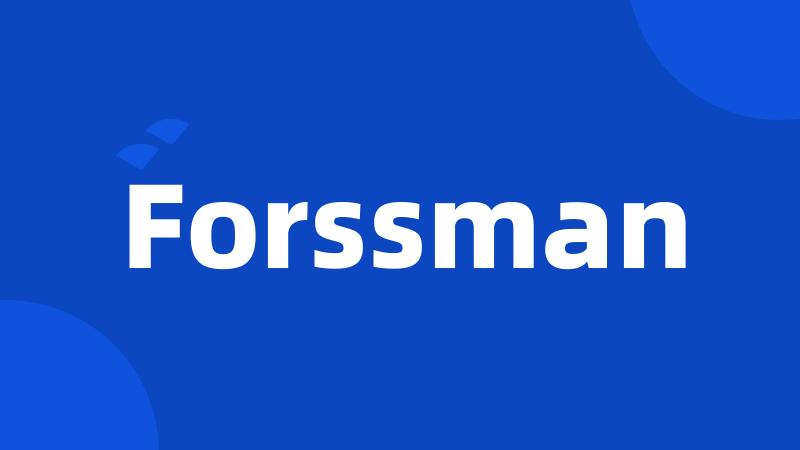 Forssman