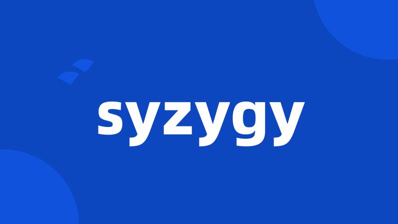 syzygy