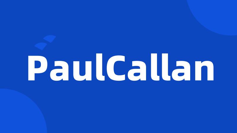 PaulCallan