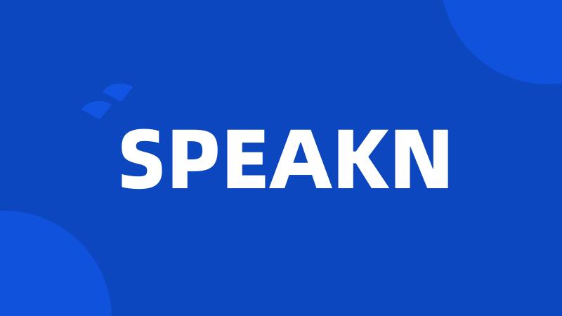 SPEAKN