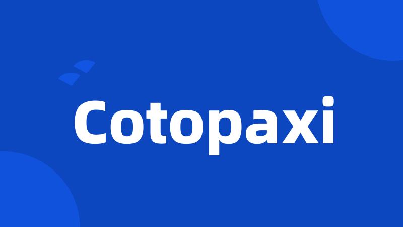 Cotopaxi