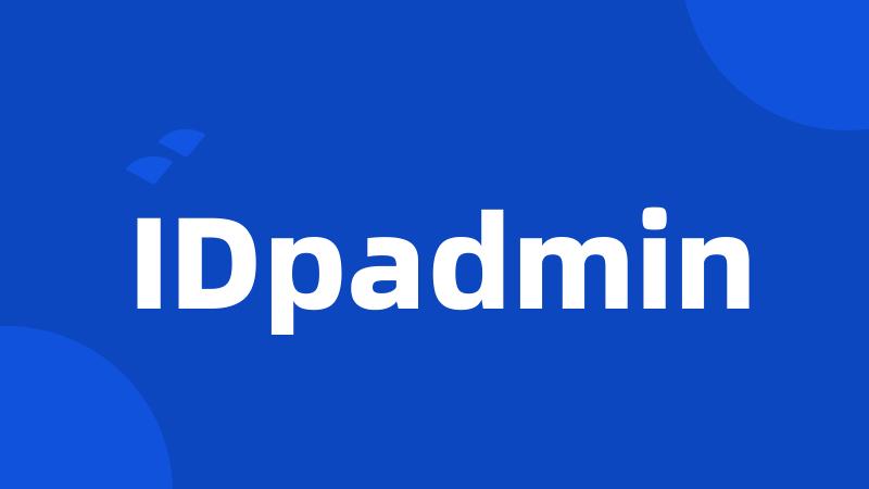 IDpadmin