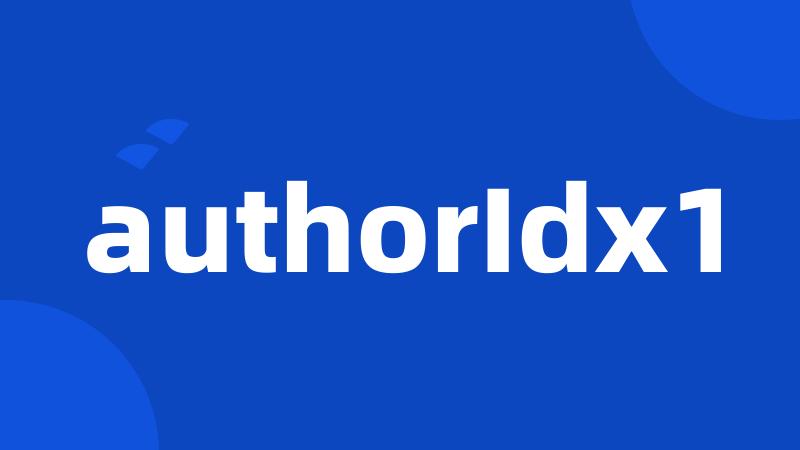 authorIdx1