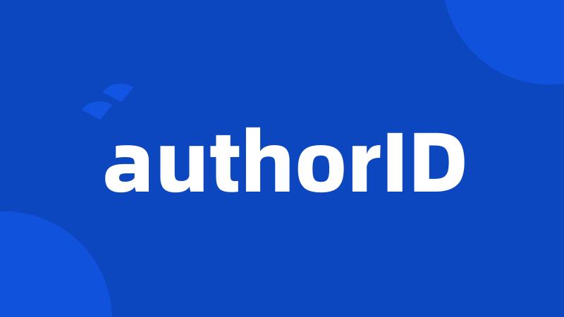 authorID