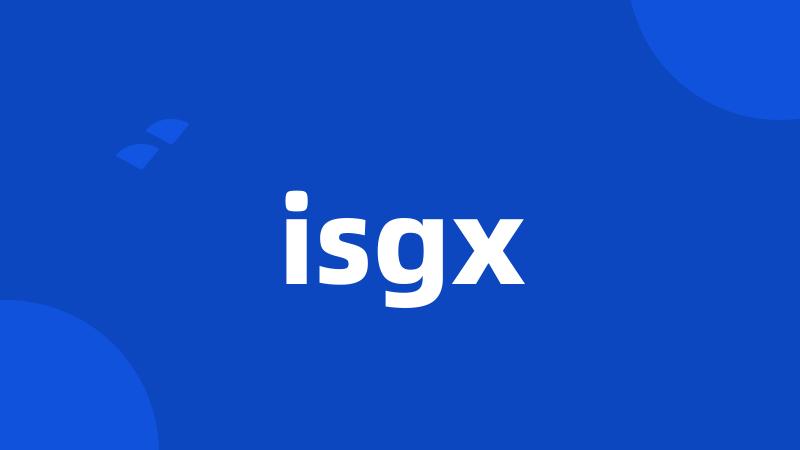 isgx