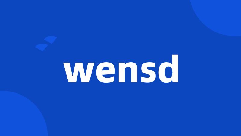 wensd