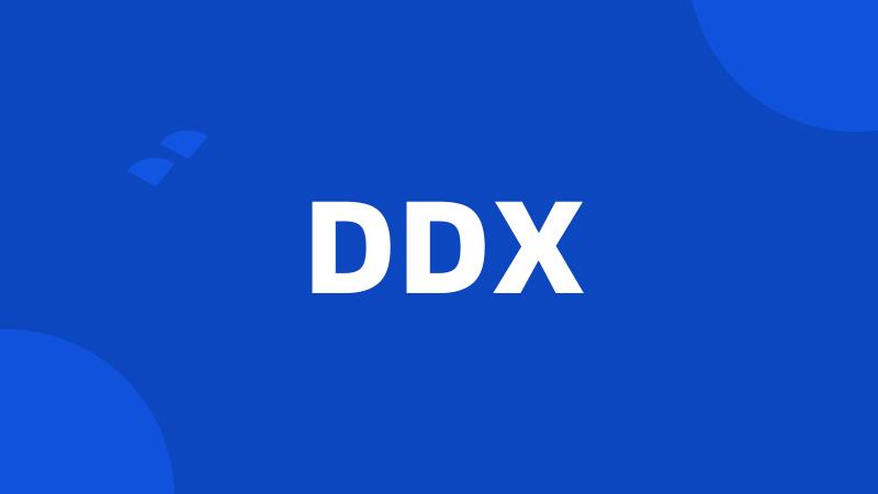 DDX