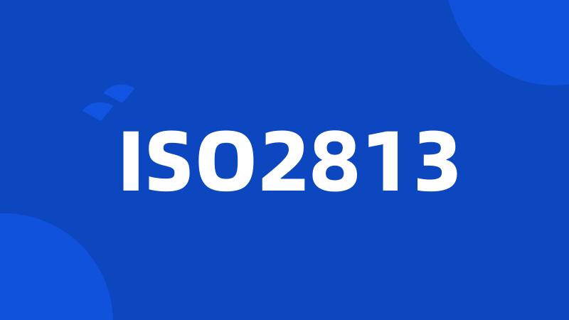 ISO2813