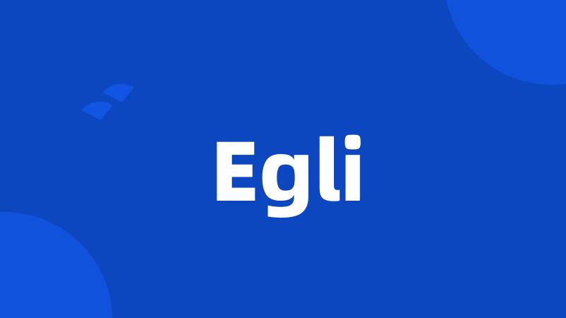 Egli