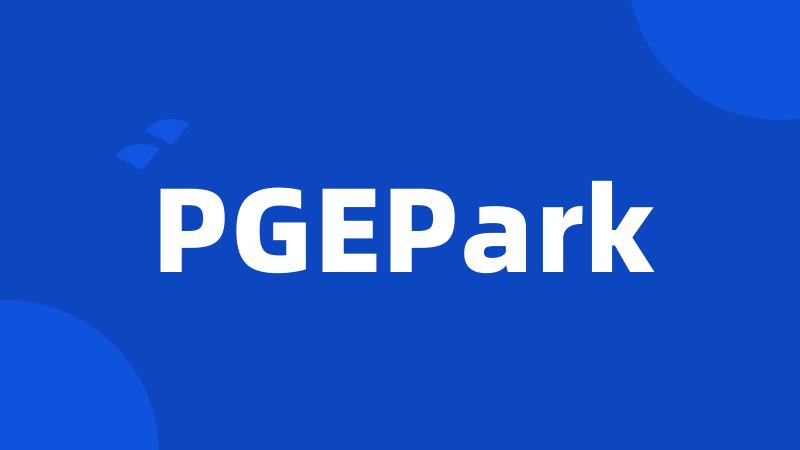 PGEPark