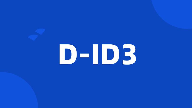 D-ID3