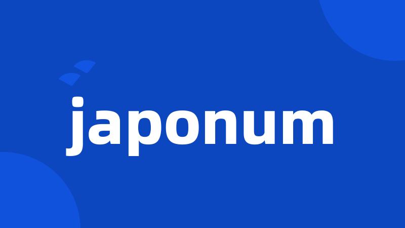 japonum