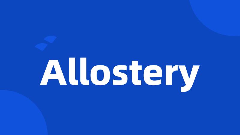 Allostery