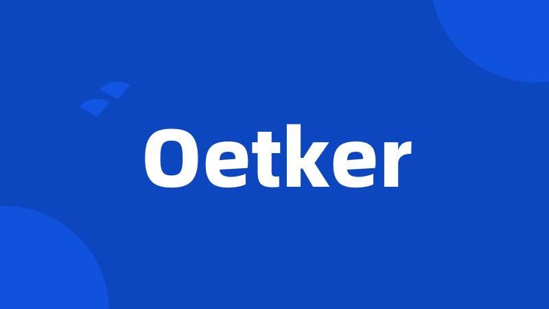 Oetker