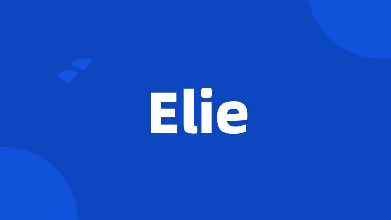 Elie