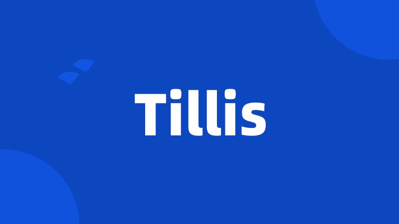 Tillis