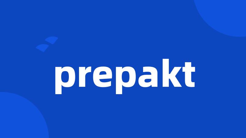 prepakt