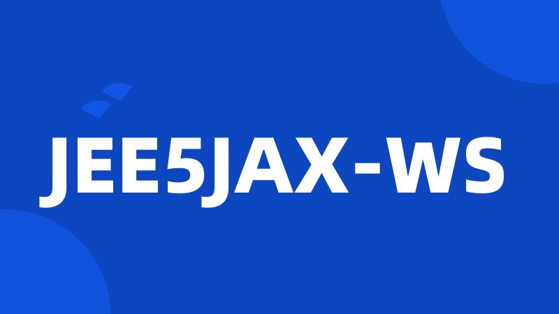 JEE5JAX-WS