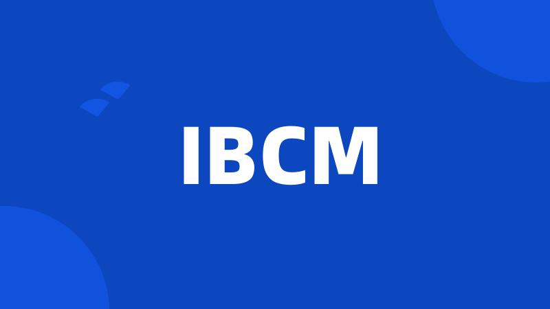 IBCM