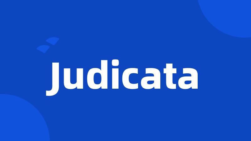 Judicata