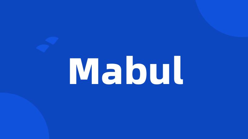 Mabul