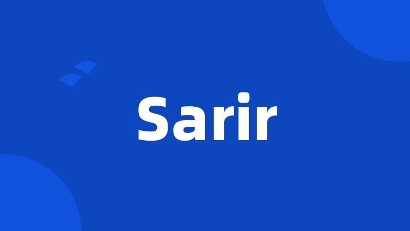 Sarir