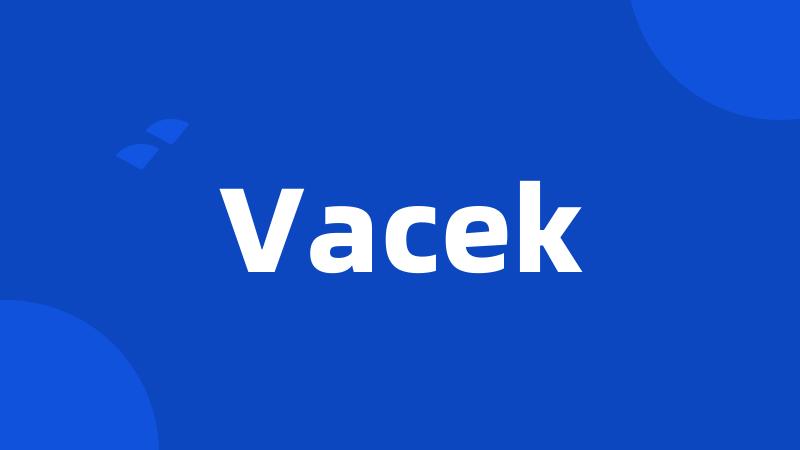 Vacek