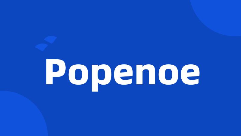 Popenoe