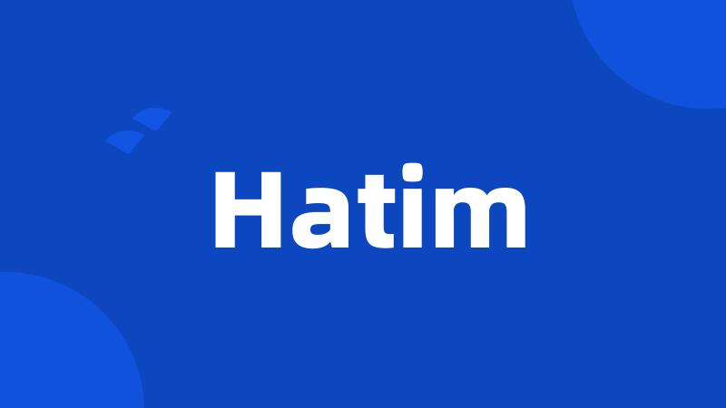 Hatim