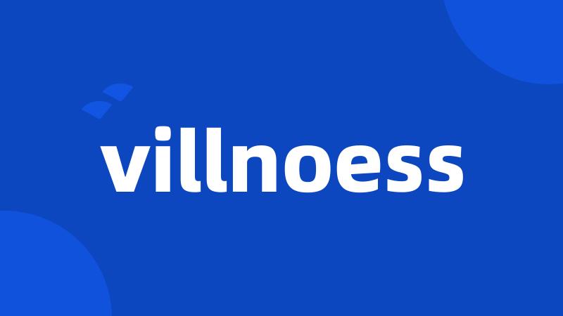 villnoess